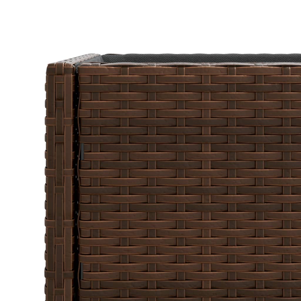 Pflanzkübel Mit Ablage Poly Rattan