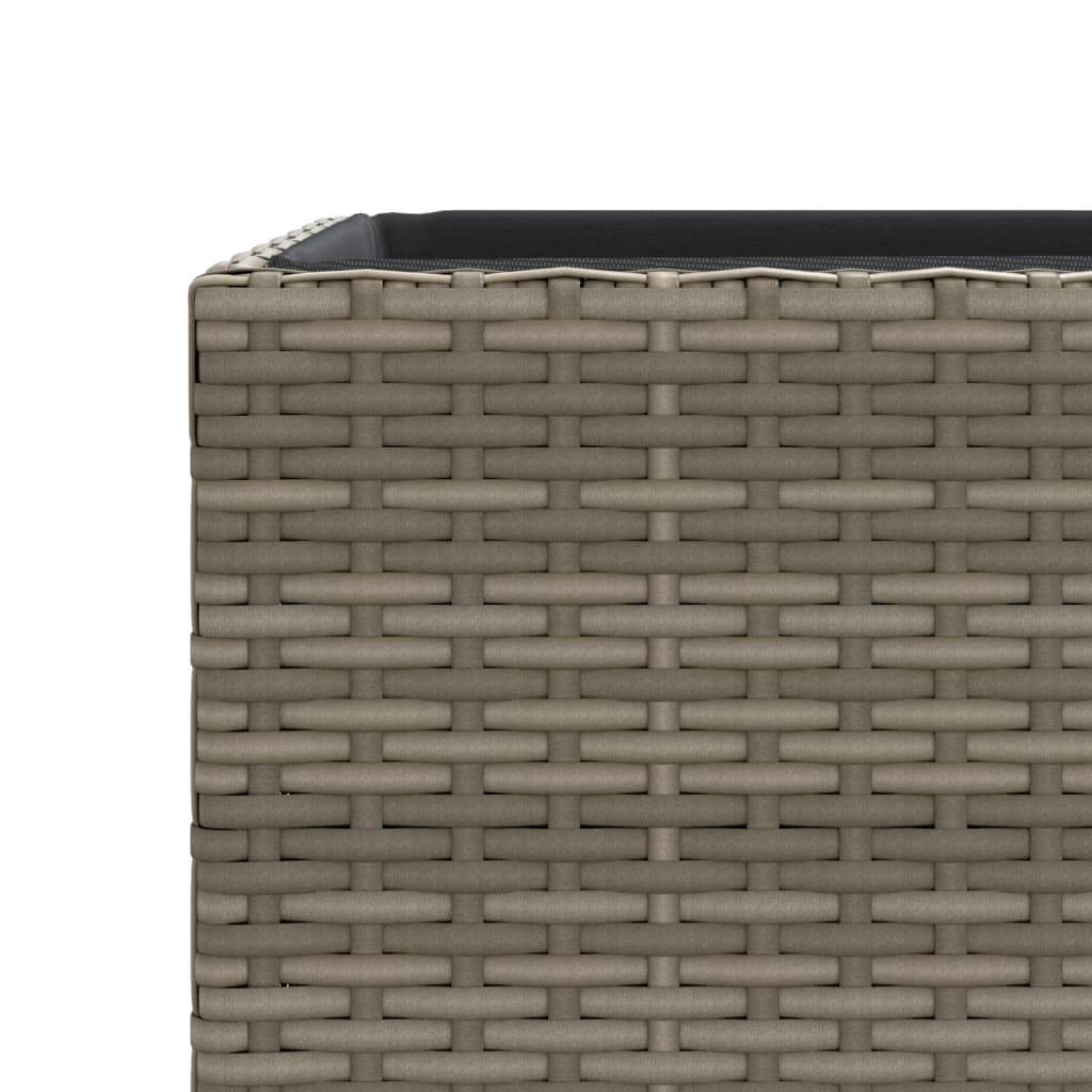 Pflanzkübel 3 Stk. Poly Rattan