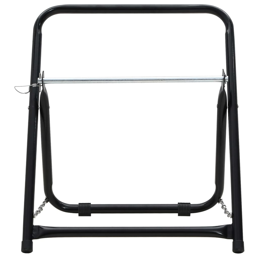 Schlauchwagen 48 Cm 45 Kg Schwarz Pulverbeschichteter Stahl