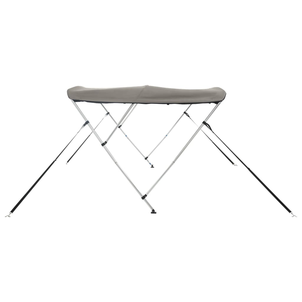 3-Bow Bimini-Top Mit Mesh-Seitenteilen Anthrazit Und Schwarz