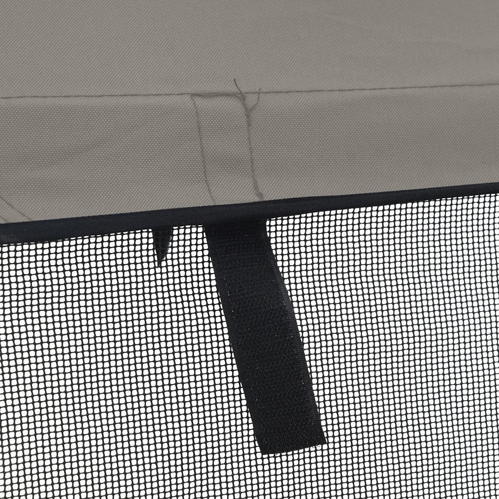 3-Bow Bimini-Top Mit Mesh-Seitenteilen Anthrazit Und Schwarz
