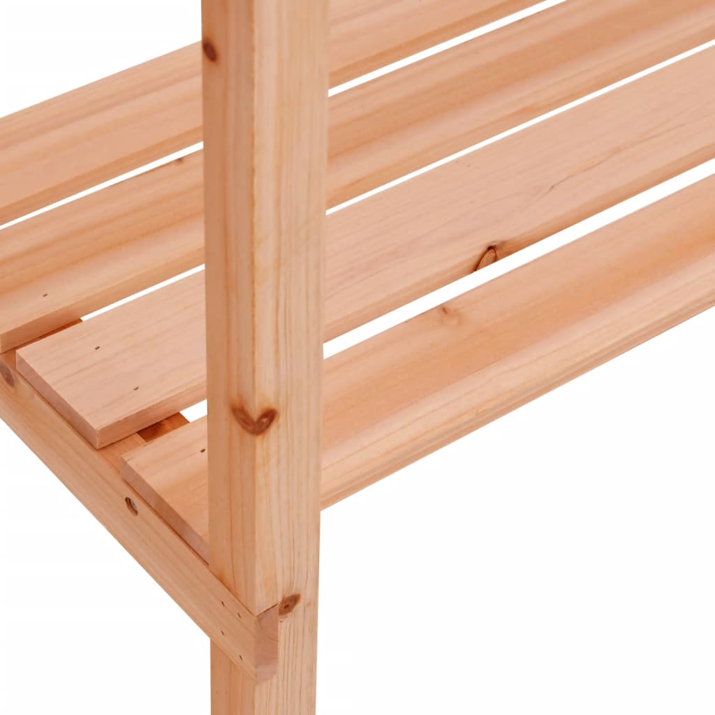 Pflanztisch Mit Ablage 78X38X82,5 Cm Massivholz Tanne