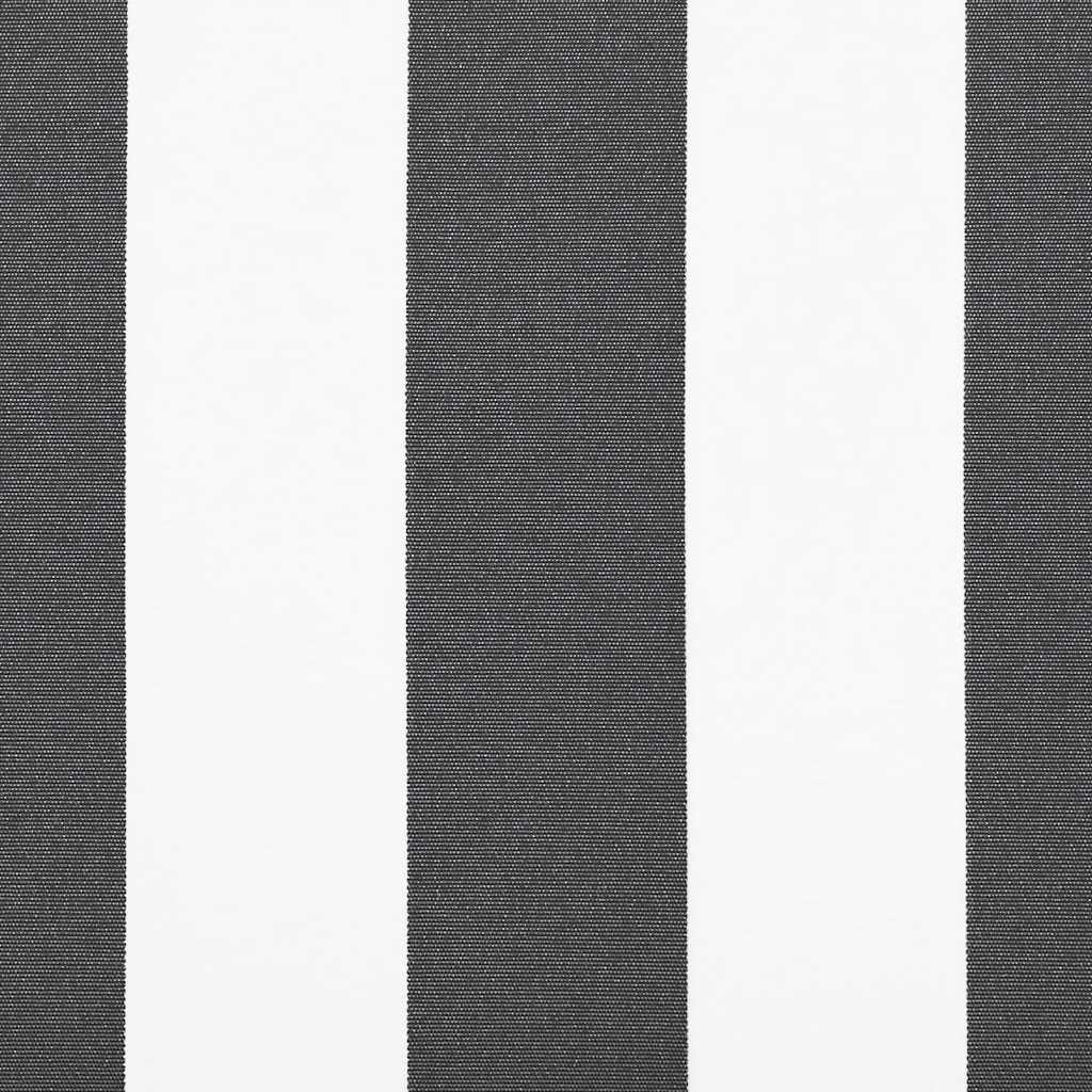 Markise Manuell Anthrazit & Weiß 300X250 Cm Grau