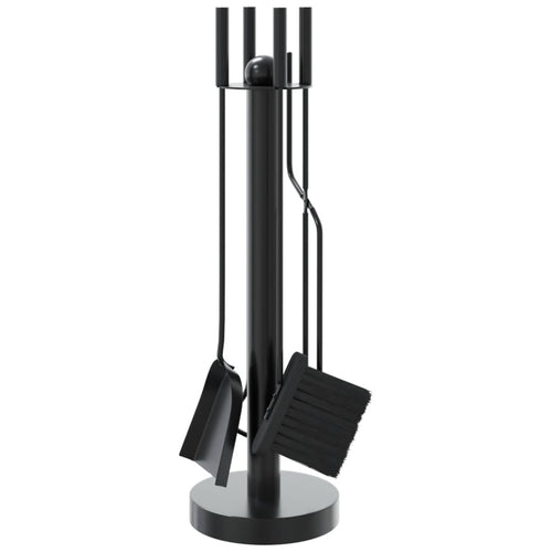 5-Teiliges Kaminbesteck-Set 18X56 Cm Stahl