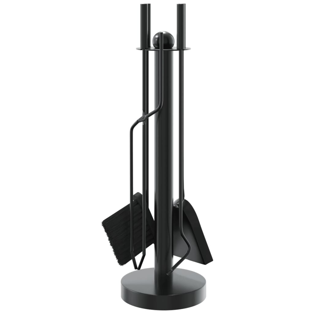5-Teiliges Kaminbesteck-Set 18X56 Cm Stahl