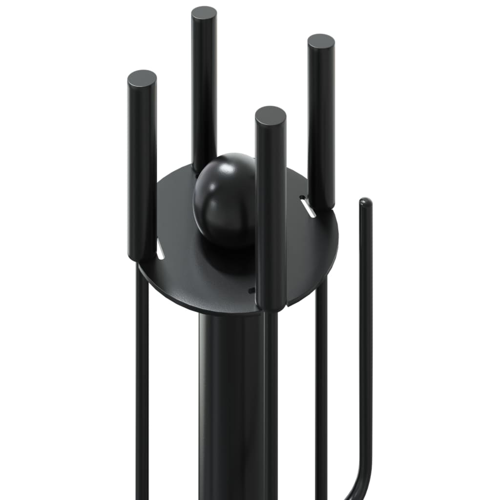 5-Teiliges Kaminbesteck-Set 18X56 Cm Stahl