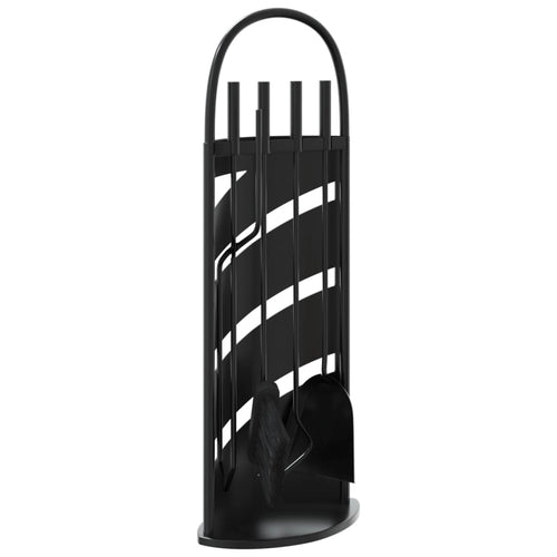 5-Teiliges Kaminbesteck-Set 23 X 15 X 66 Cm Stahl