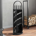5-Teiliges Kaminbesteck-Set 23 X 15 X 66 Cm Stahl