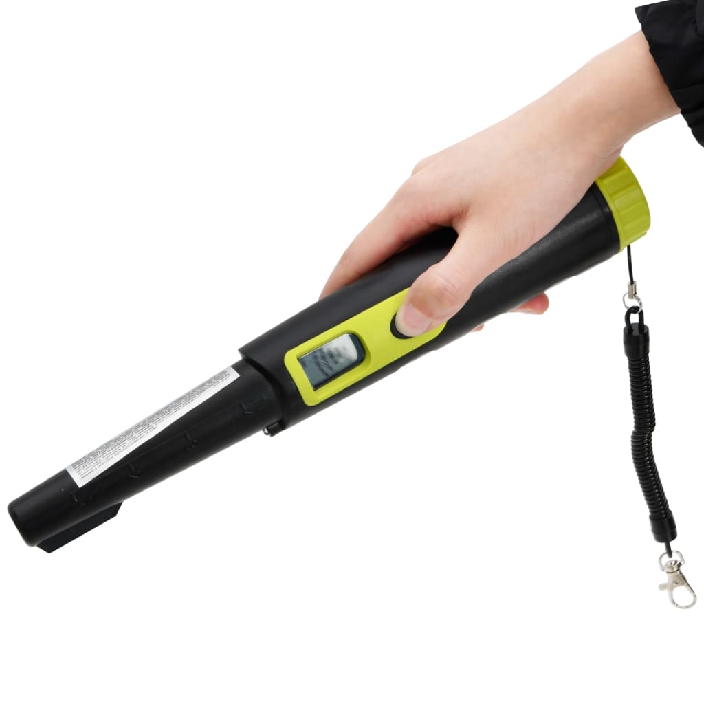 Metalldetektor-Pinpointer -Display Schwarz Und Gelb