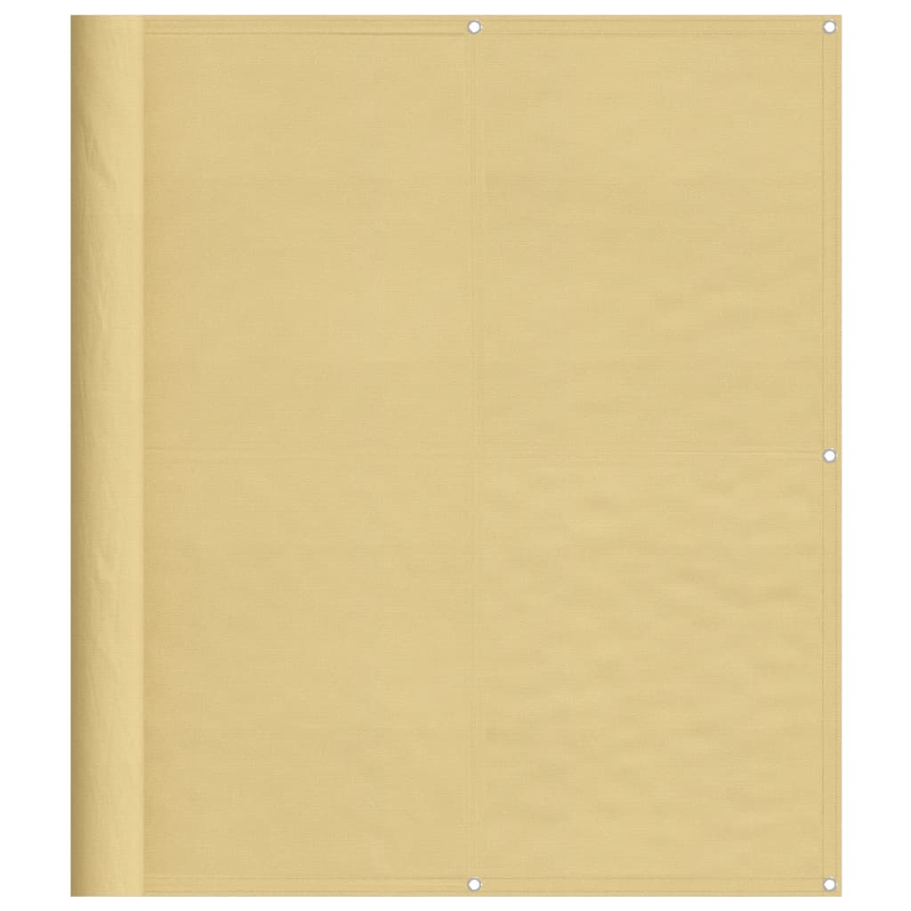 Balkon-Sichtschutz N 100% Polyester-Oxford Sandfarbe