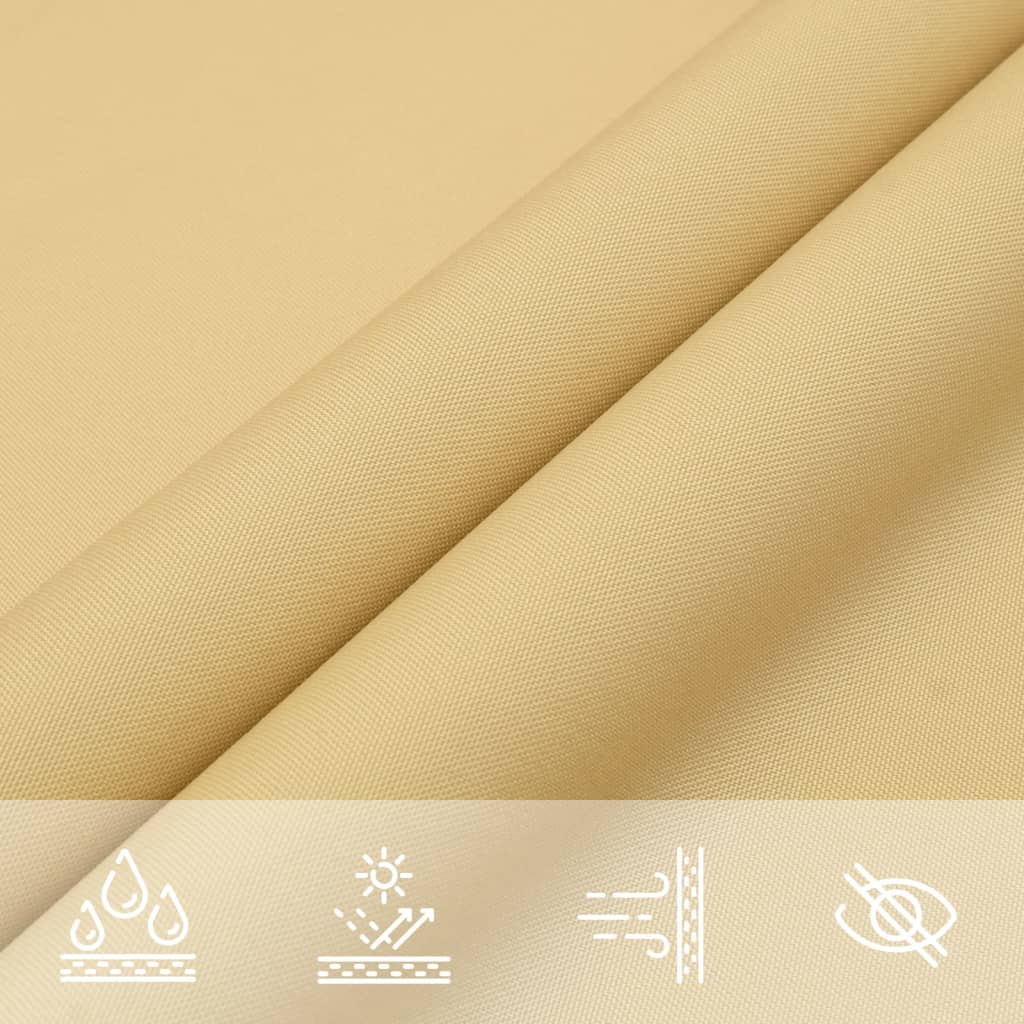 Sonnensegel 100% Polyester Oxford Sandfarbe