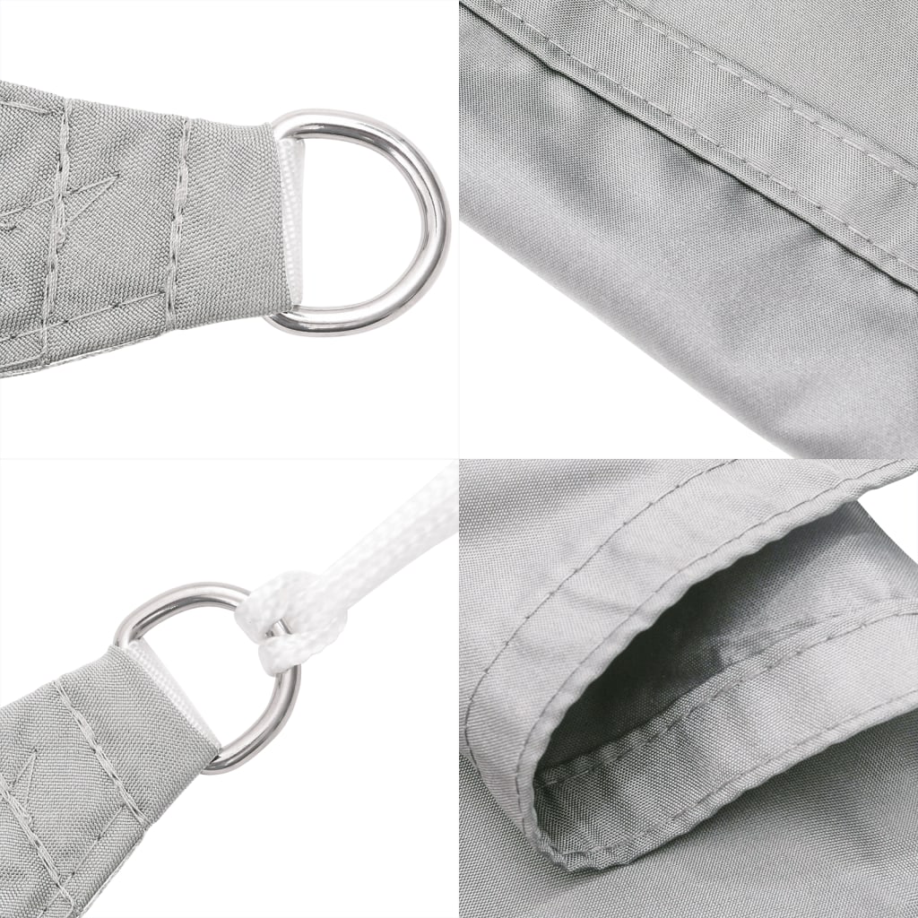 Sonnensegel 7X5 M 100% Polyester Oxford Hellgrau