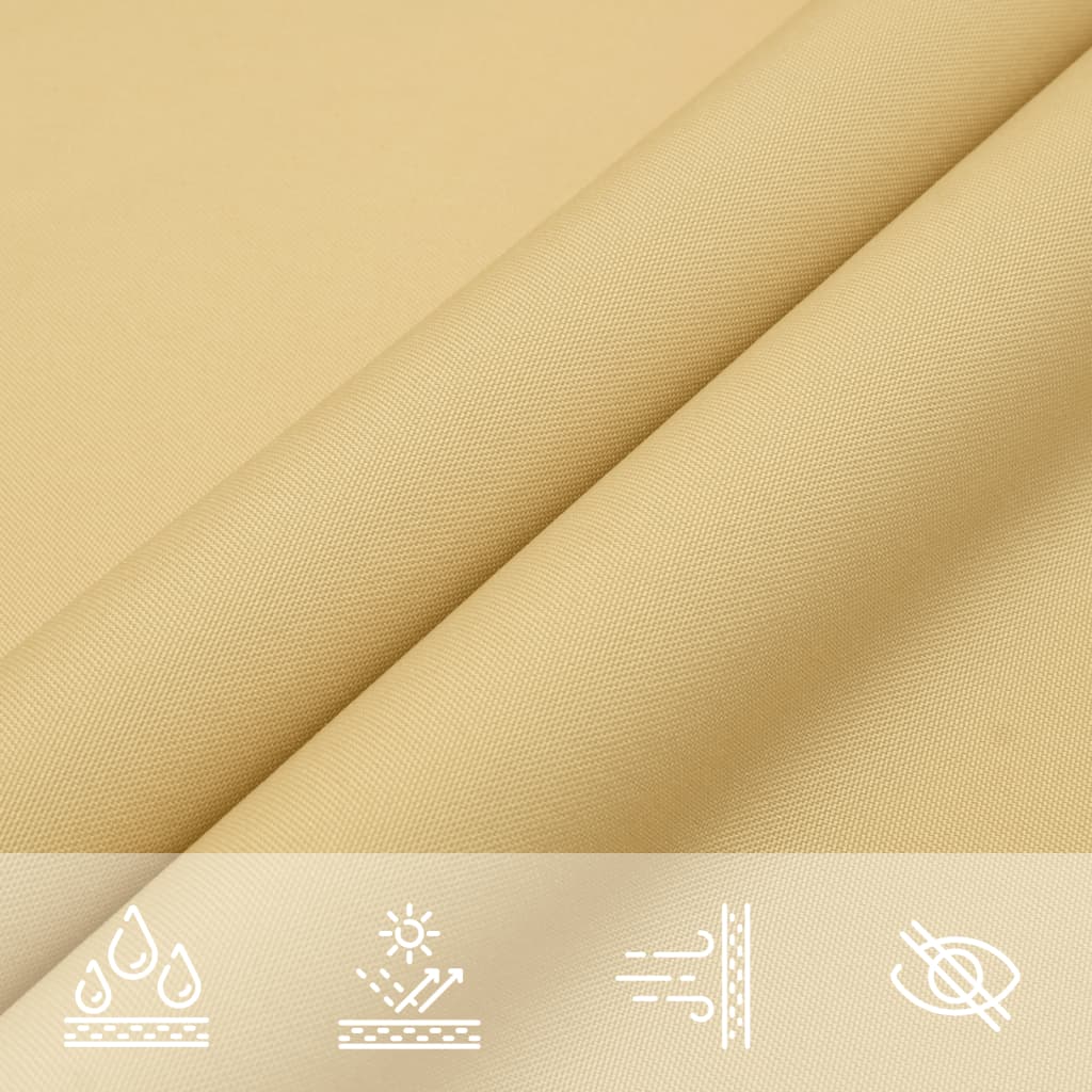 Sonnensegel 100% Polyester Oxford Sandfarbe