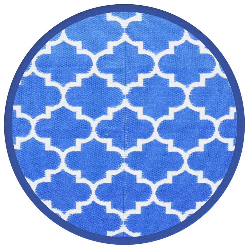 Outdoor-Teppich Arakil Ø160 Cm Pp Blau