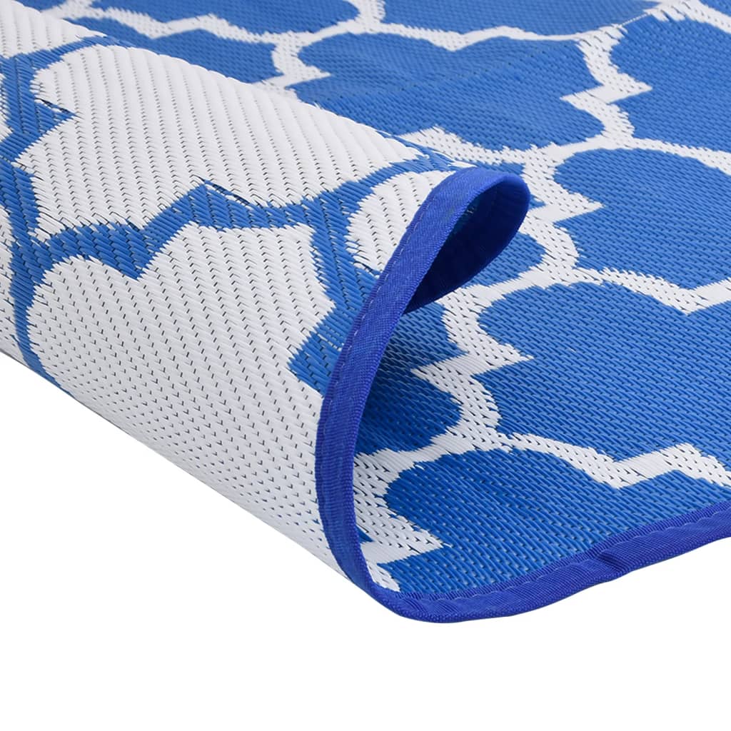 Outdoor-Teppich Arakil Ø160 Cm Pp Blau