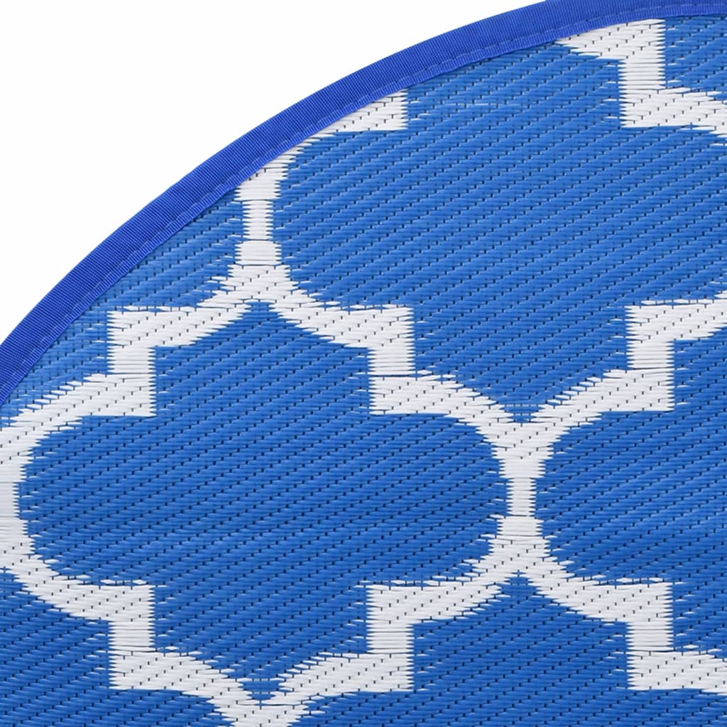 Outdoor-Teppich Arakil Ø160 Cm Pp Blau
