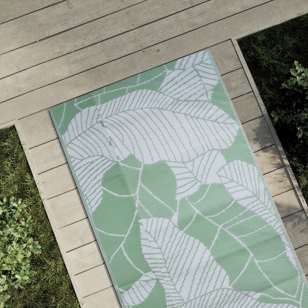 Outdoor-Teppich Arakil Grün Pp Blatt