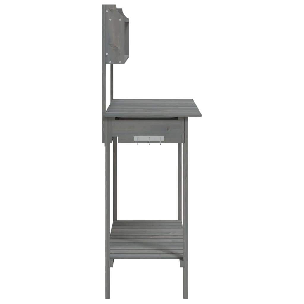 Pflanztisch Mit Waschbecken 147,5X44X139,5 Cm Massivholz Tanne