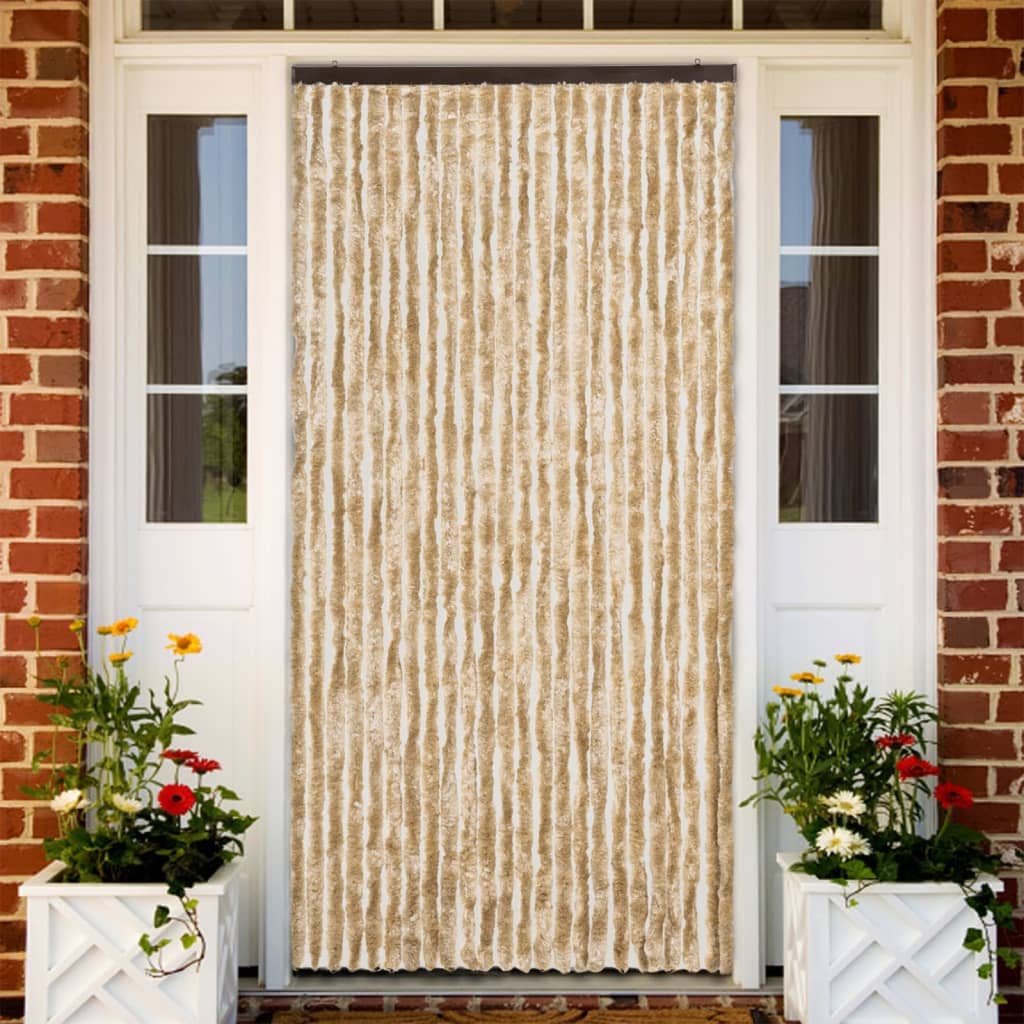 Insektenschutz-Vorhang Chenille Beige