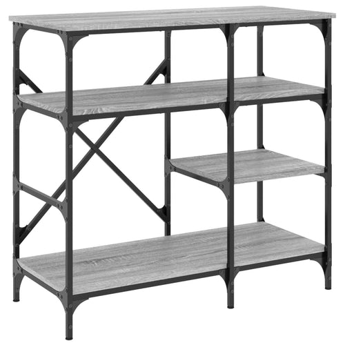 Bäckerregal Sonoma 90X40X84 Cm Holzwerkstoff Und Metall