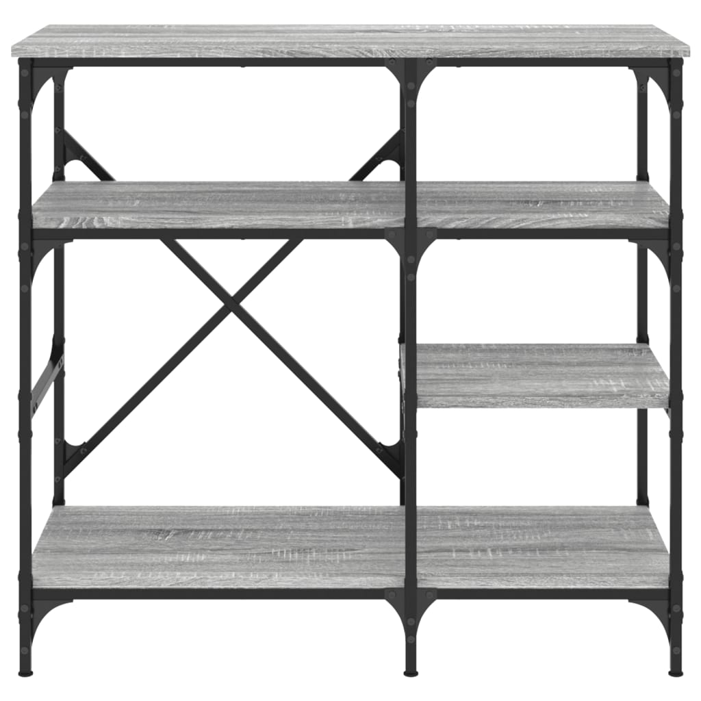Bäckerregal Sonoma 90X40X84 Cm Holzwerkstoff Und Metall