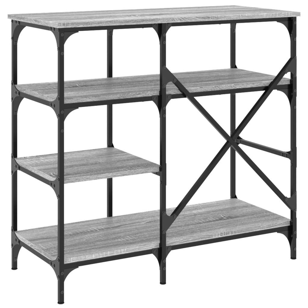 Bäckerregal Sonoma 90X40X84 Cm Holzwerkstoff Und Metall