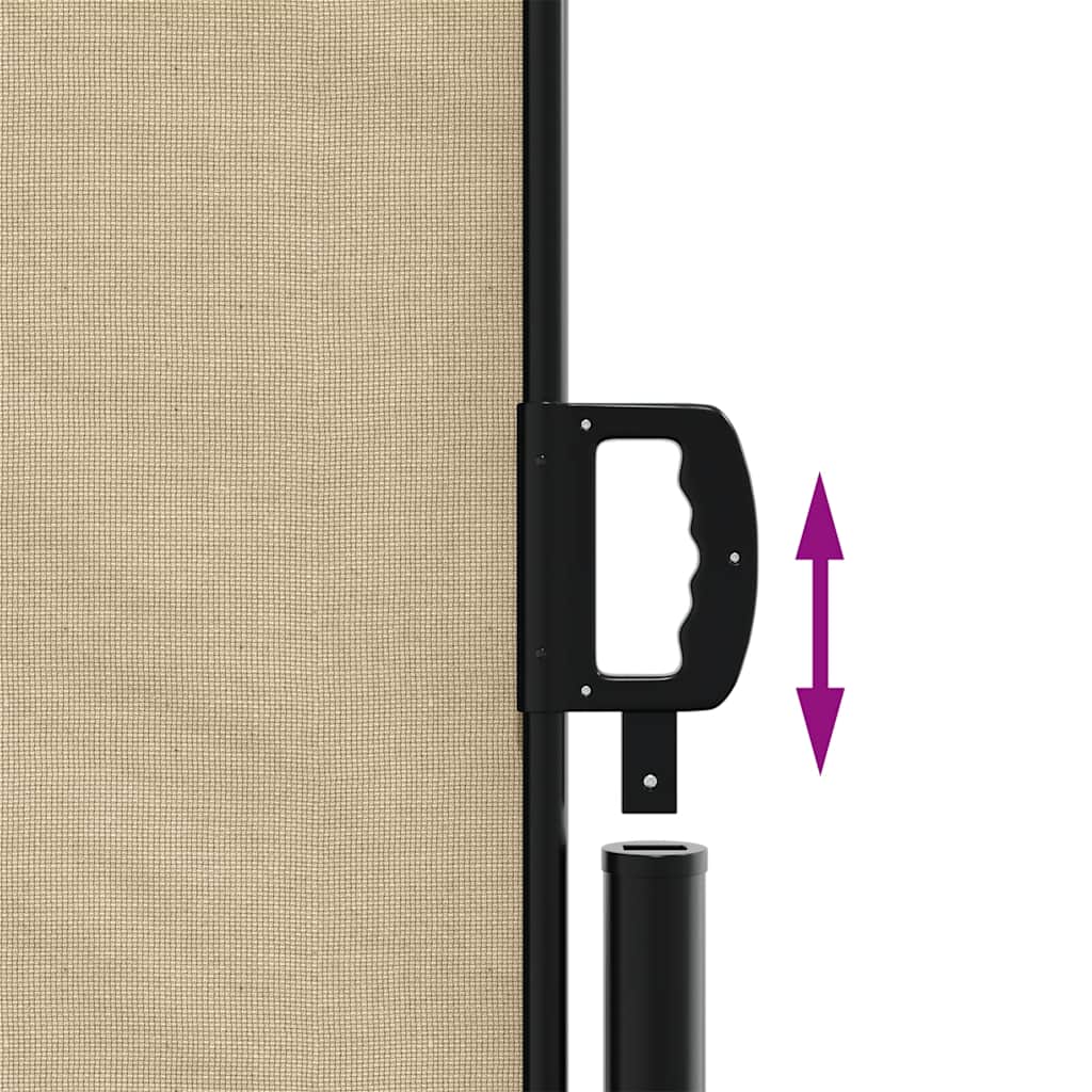 Seitenmarkise Ausziehbar Beige