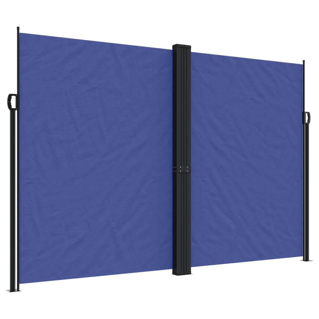 Seitenmarkise Ausziehbar Blau