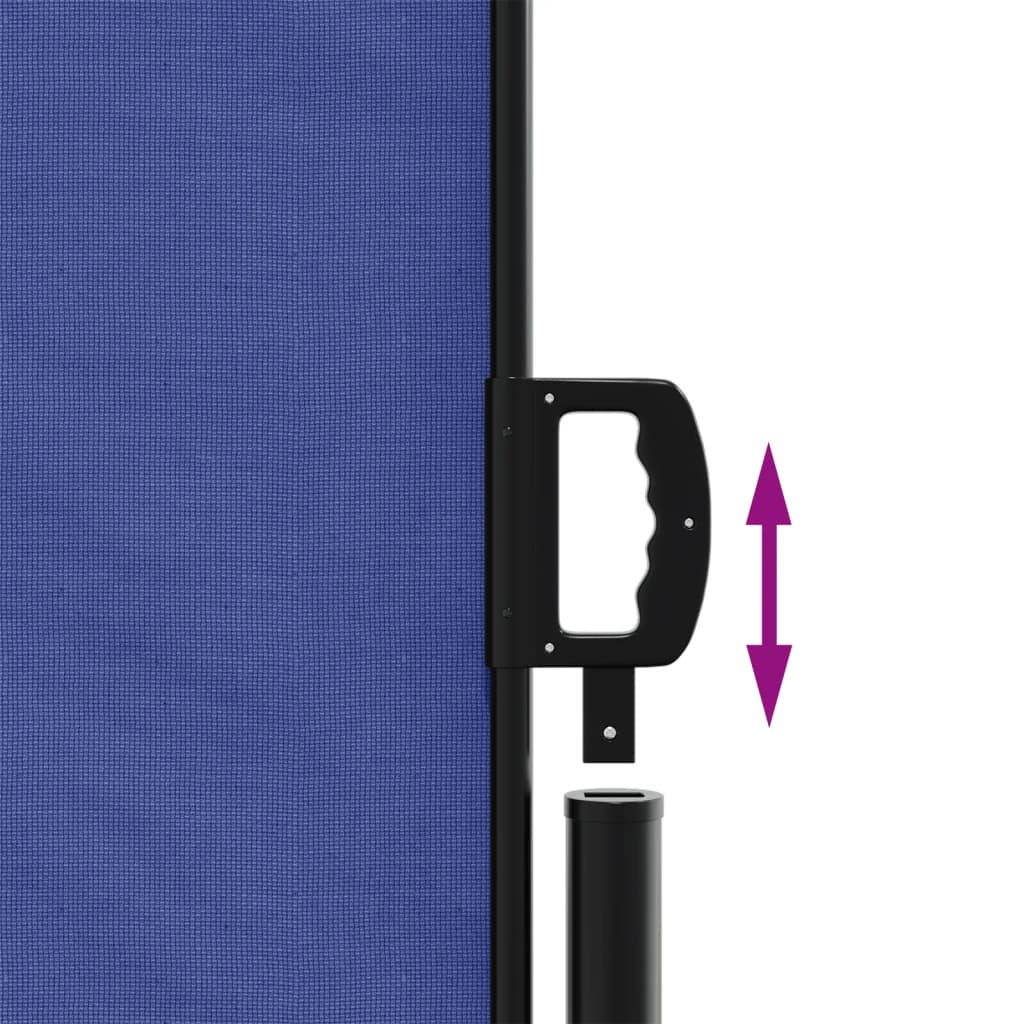 Seitenmarkise Ausziehbar Blau