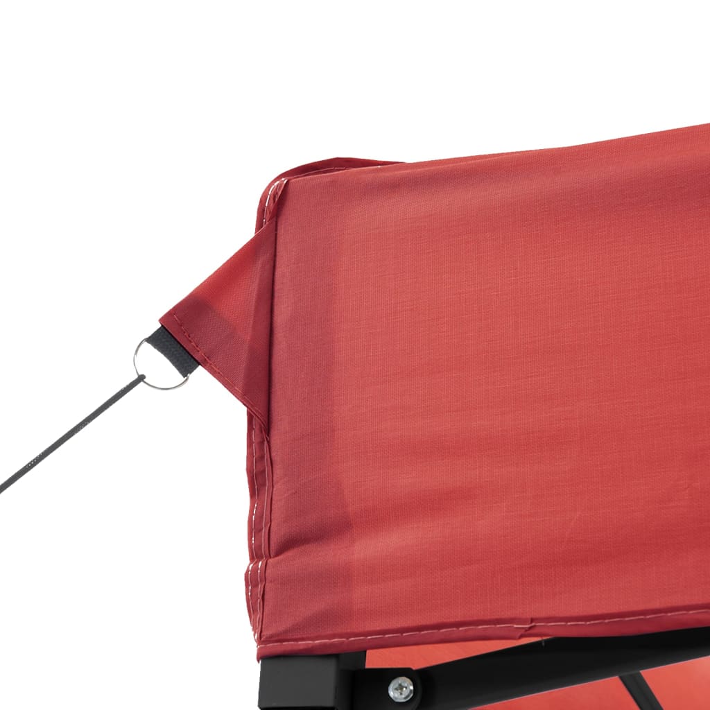 Partyzelt Faltbar Pop-Up 292X292X315 Cm Burgunderrot