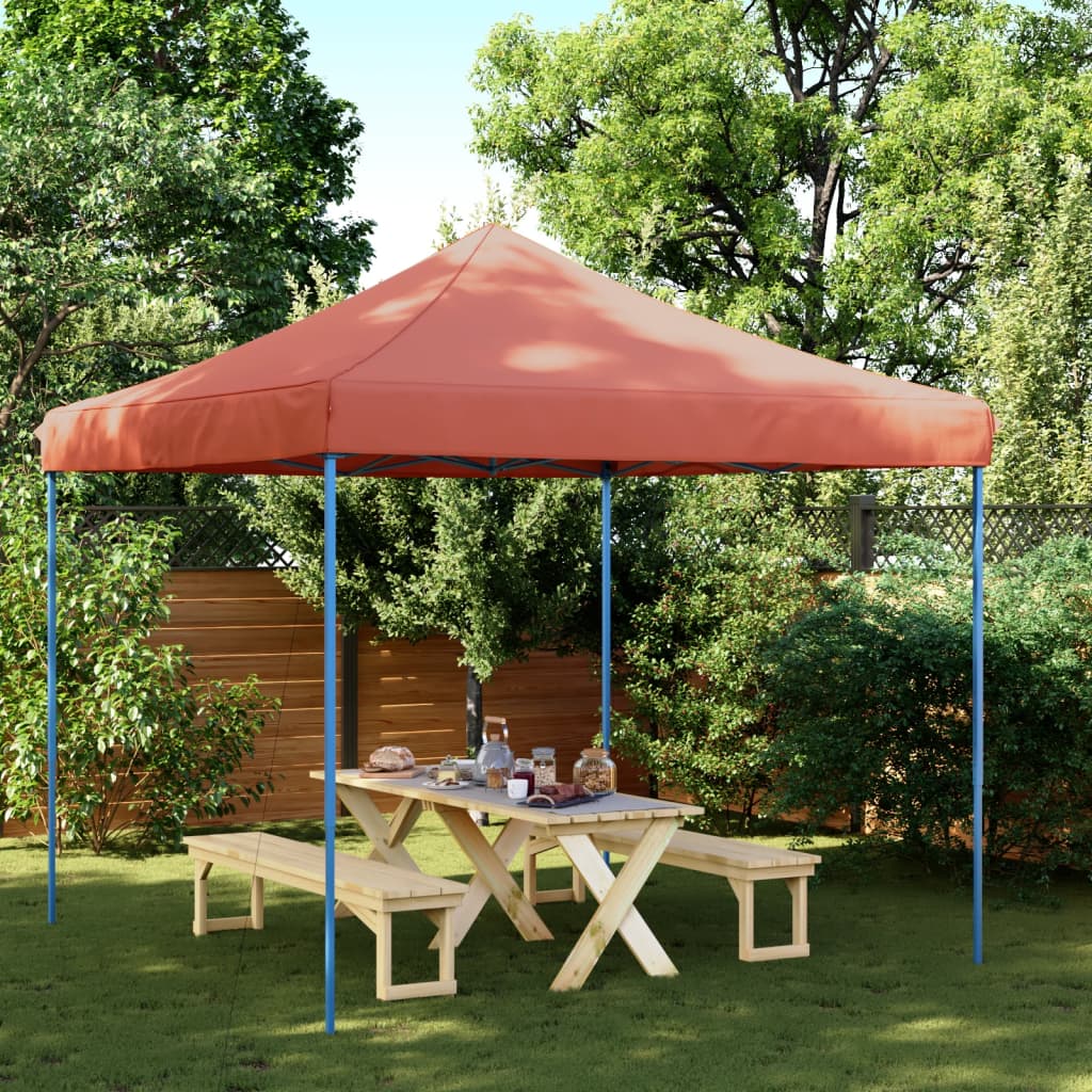 Partyzelt Faltbar Pop-Up Rot 292X292X315 Cm Terrakotta