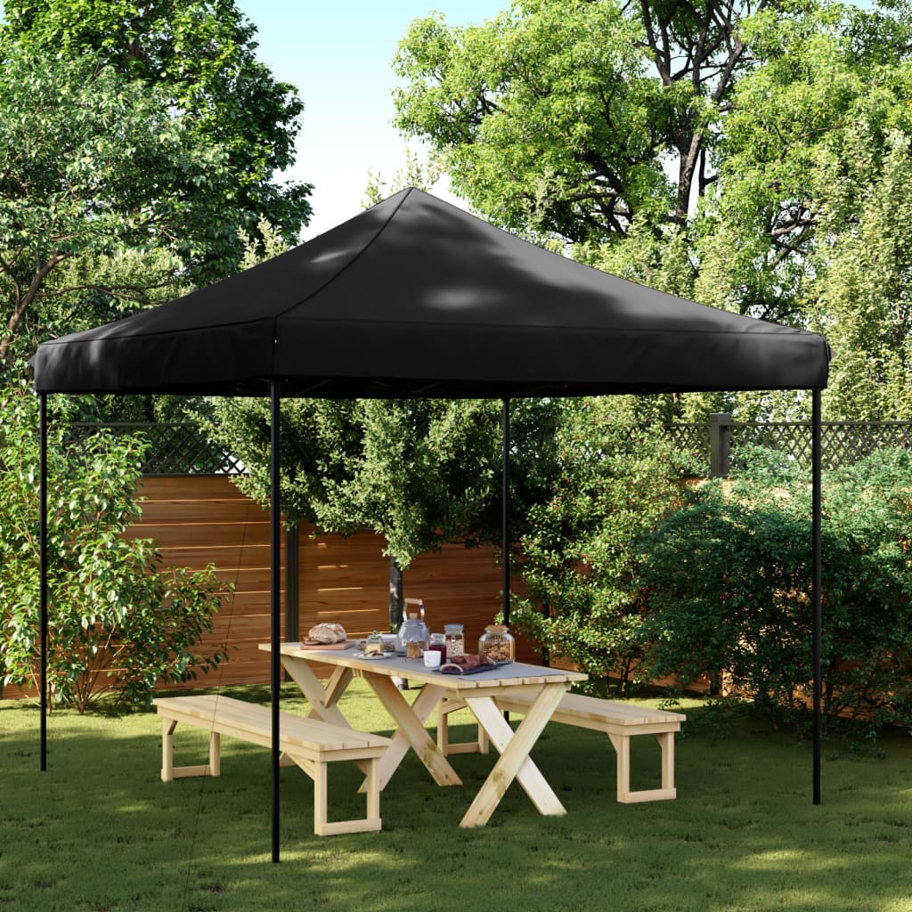 Partyzelt Faltbar Pop-Up 292X292X315 Cm Schwarz