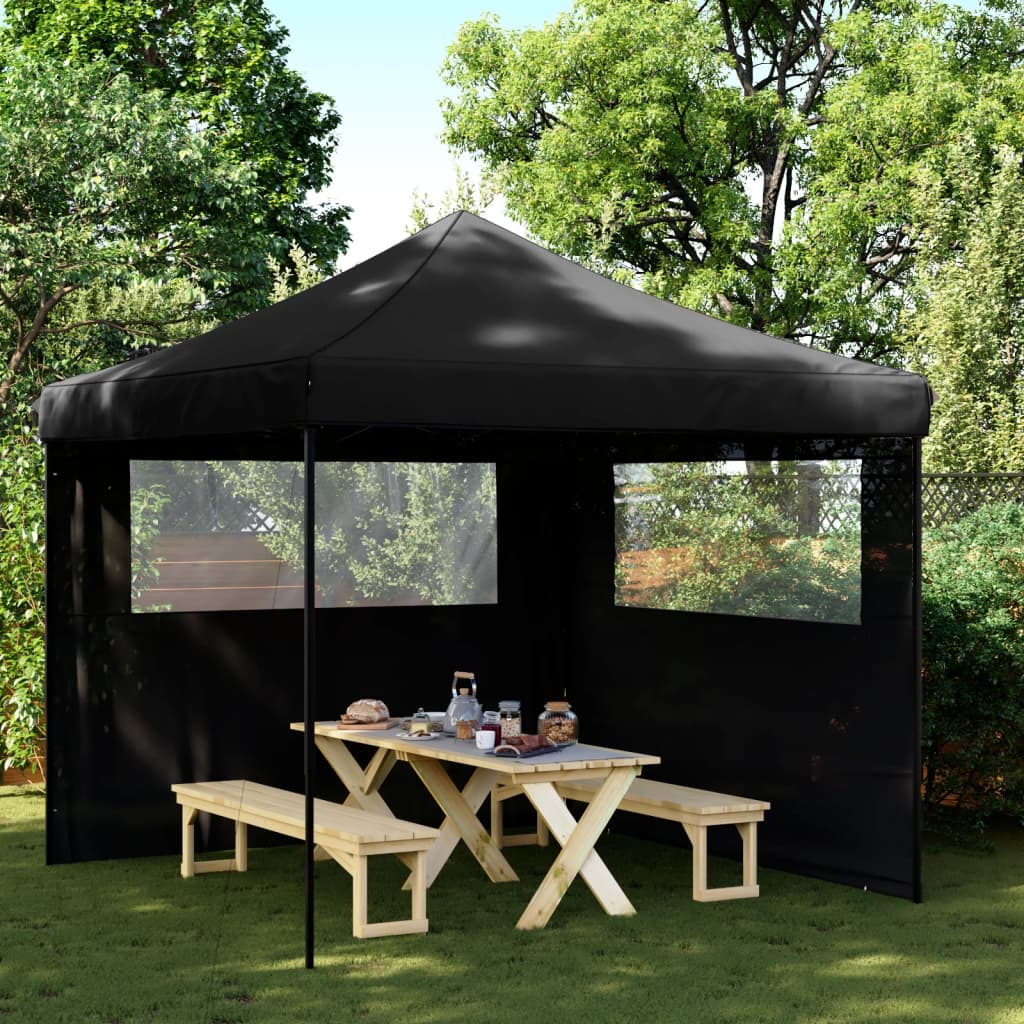 Partyzelt Faltbar Pop-Up 292X292X315 Cm Schwarz