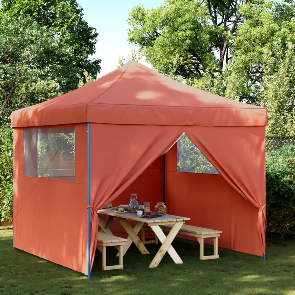 Partyzelt Faltbar Pop-Up Rot 292X292X315 Cm Terrakotta