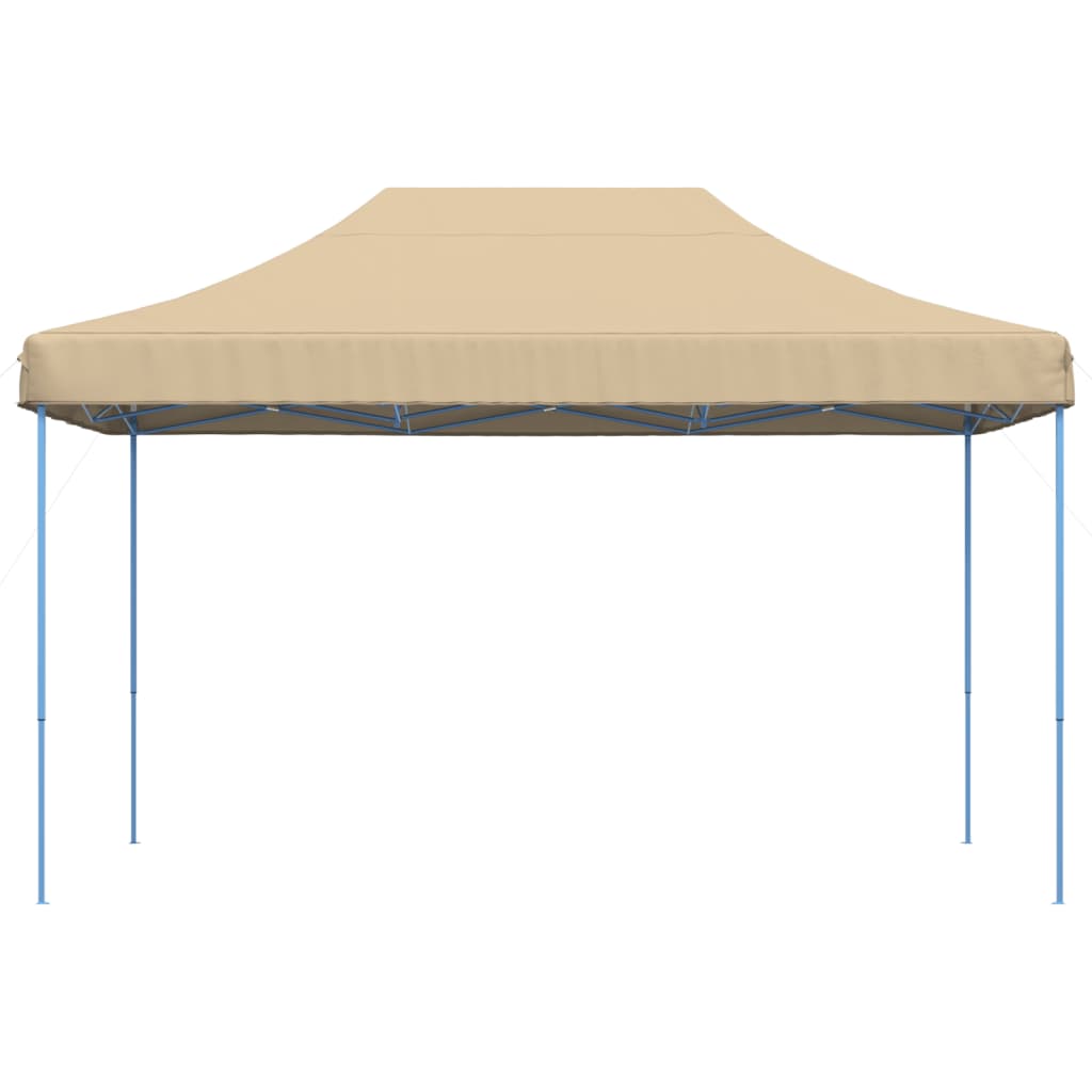 Partyzelt Faltbar Pop-Up 440X292X315 Cm Beige