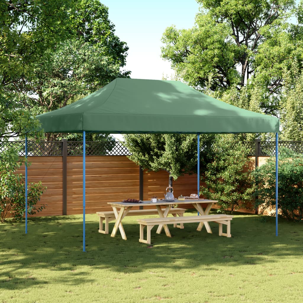Partyzelt Faltbar Pop-Up 440X292X315 Cm Grün