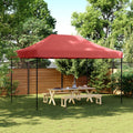 Partyzelt Faltbar Pop-Up 440X292X315 Cm Burgunderrot