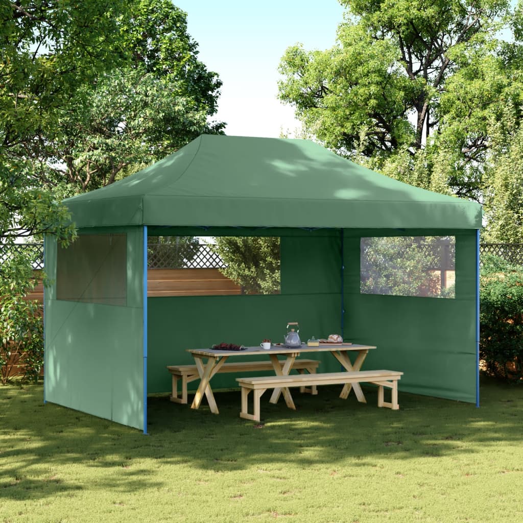 Partyzelt Faltbar Pop-Up 440X292X315 Cm Grün
