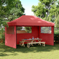 Partyzelt Faltbar Pop-Up 440X292X315 Cm Burgunderrot