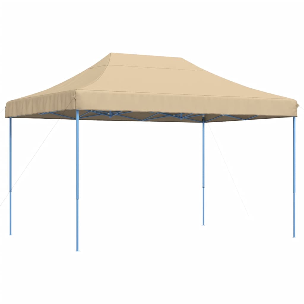 Partyzelt Faltbar Pop-Up 410X279X315 Cm Beige