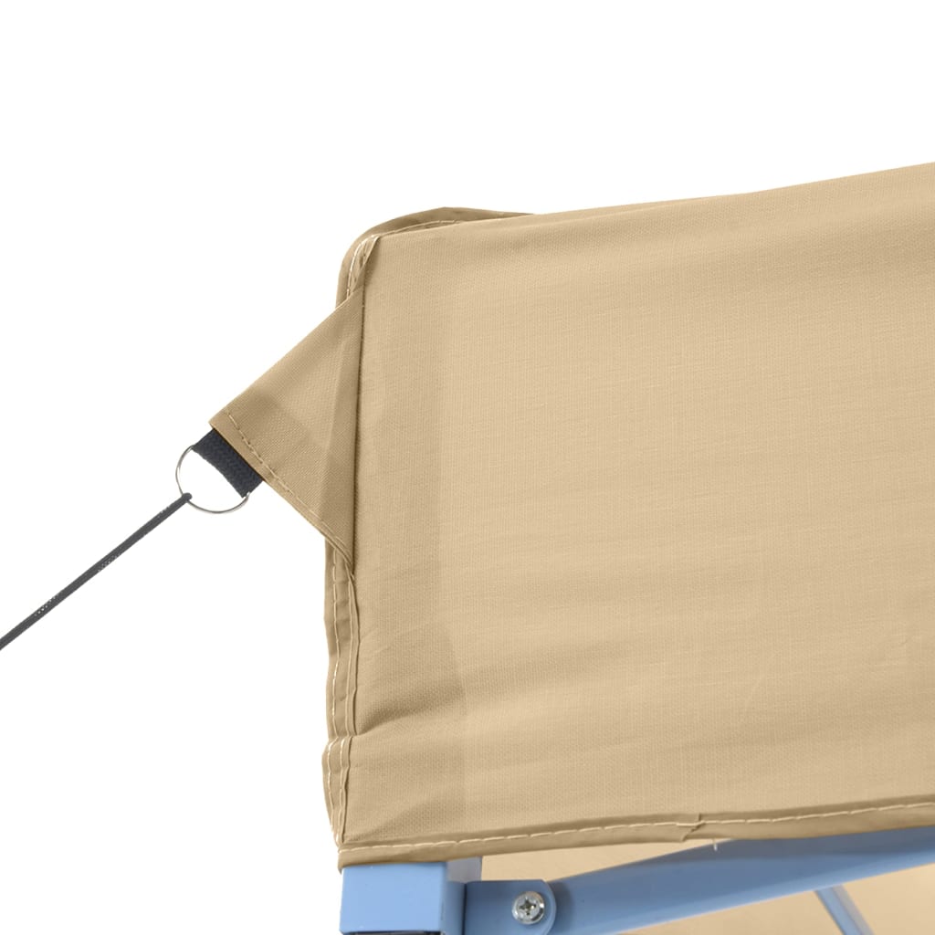 Partyzelt Faltbar Pop-Up 410X279X315 Cm Beige