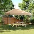 Partyzelt Faltbar Pop-Up 410X279X315 Cm Beige