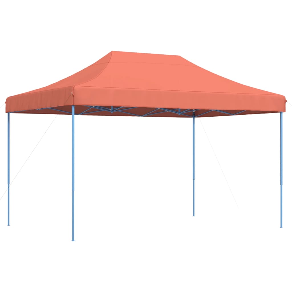 Partyzelt Faltbar Pop-Up Rot 410X279X315 Cm Terrakotta