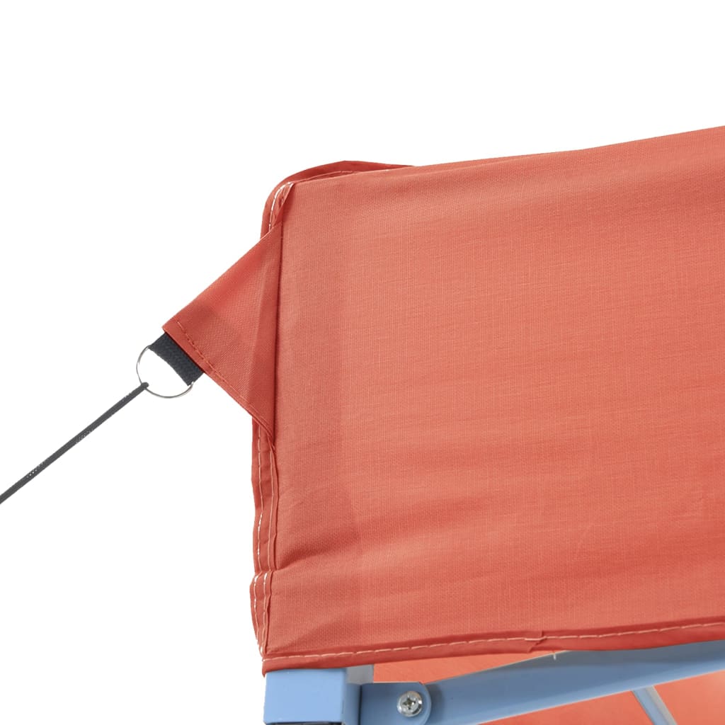 Partyzelt Faltbar Pop-Up Rot 410X279X315 Cm Terrakotta