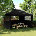 Partyzelt Faltbar Pop-Up 410X279X315 Cm Schwarz