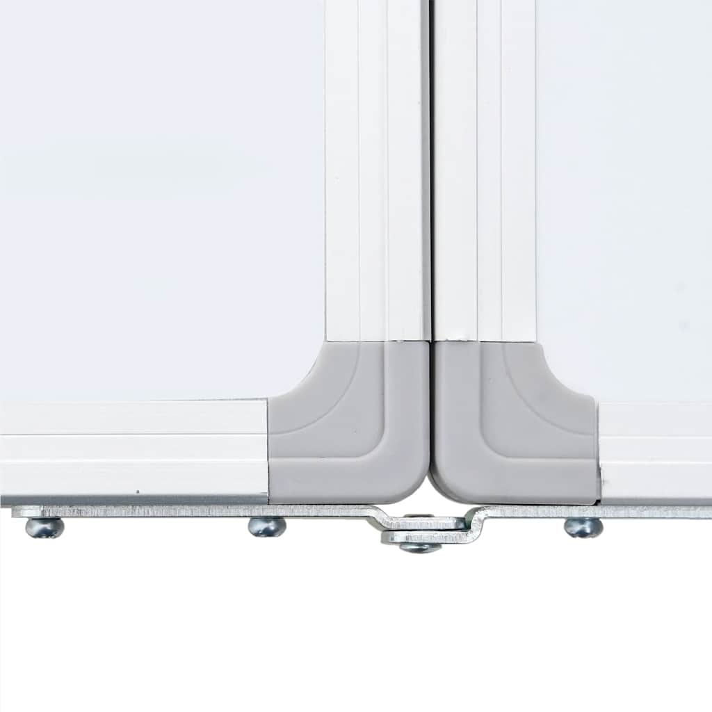 Magnetisches Whiteboard Klappbar 120X100X1,7 Cm Aluminium