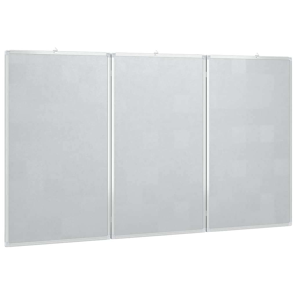 Magnetisches Whiteboard Klappbar 180X80X1,7 Cm Aluminium