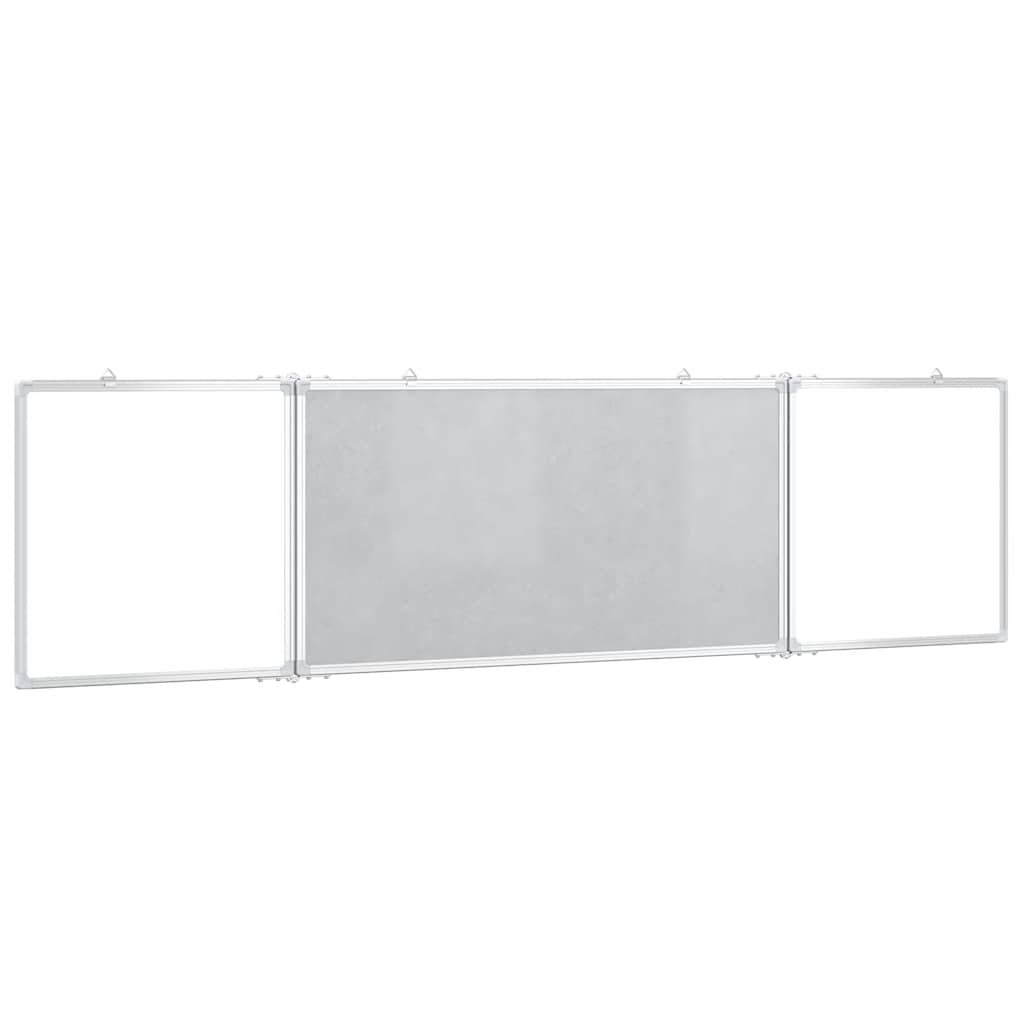 Magnetisches Whiteboard Klappbar 160X40X1,7 Cm Aluminium
