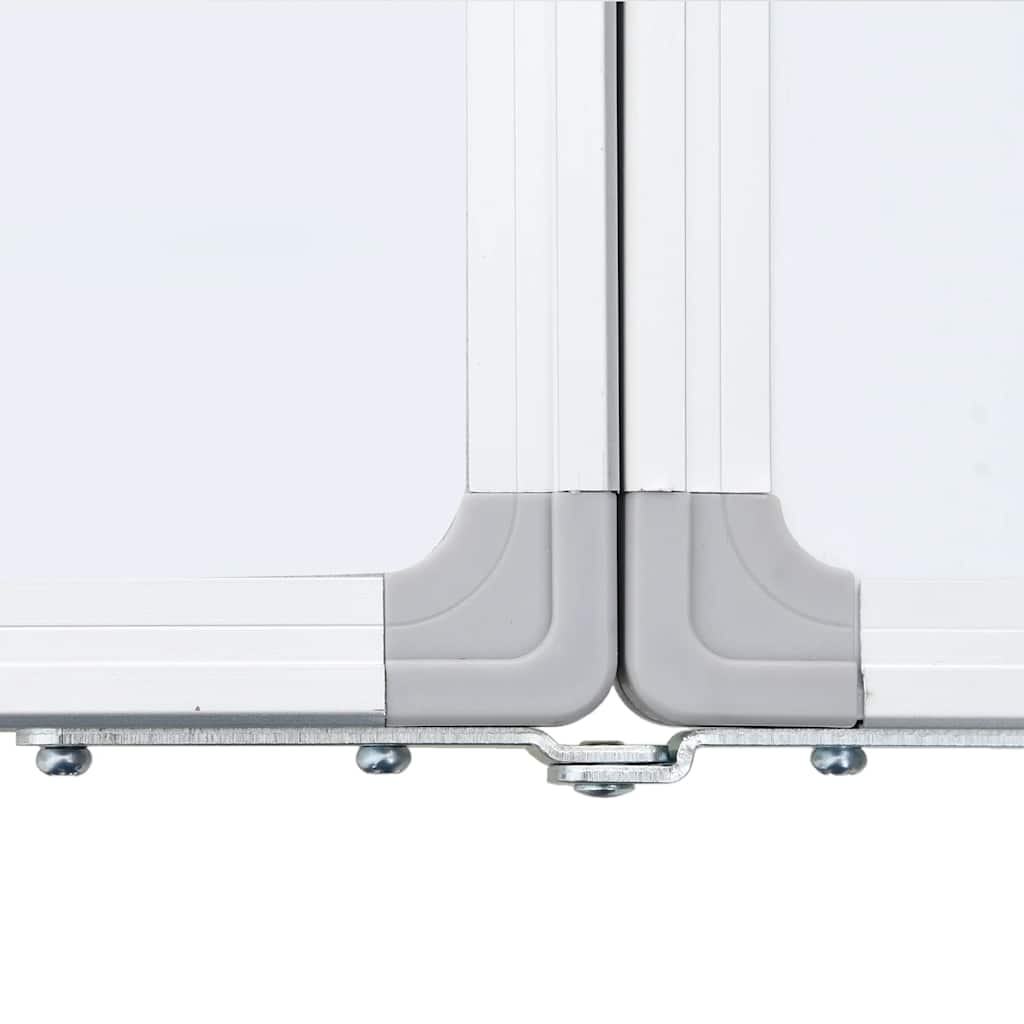 Magnetisches Whiteboard Klappbar 160X40X1,7 Cm Aluminium