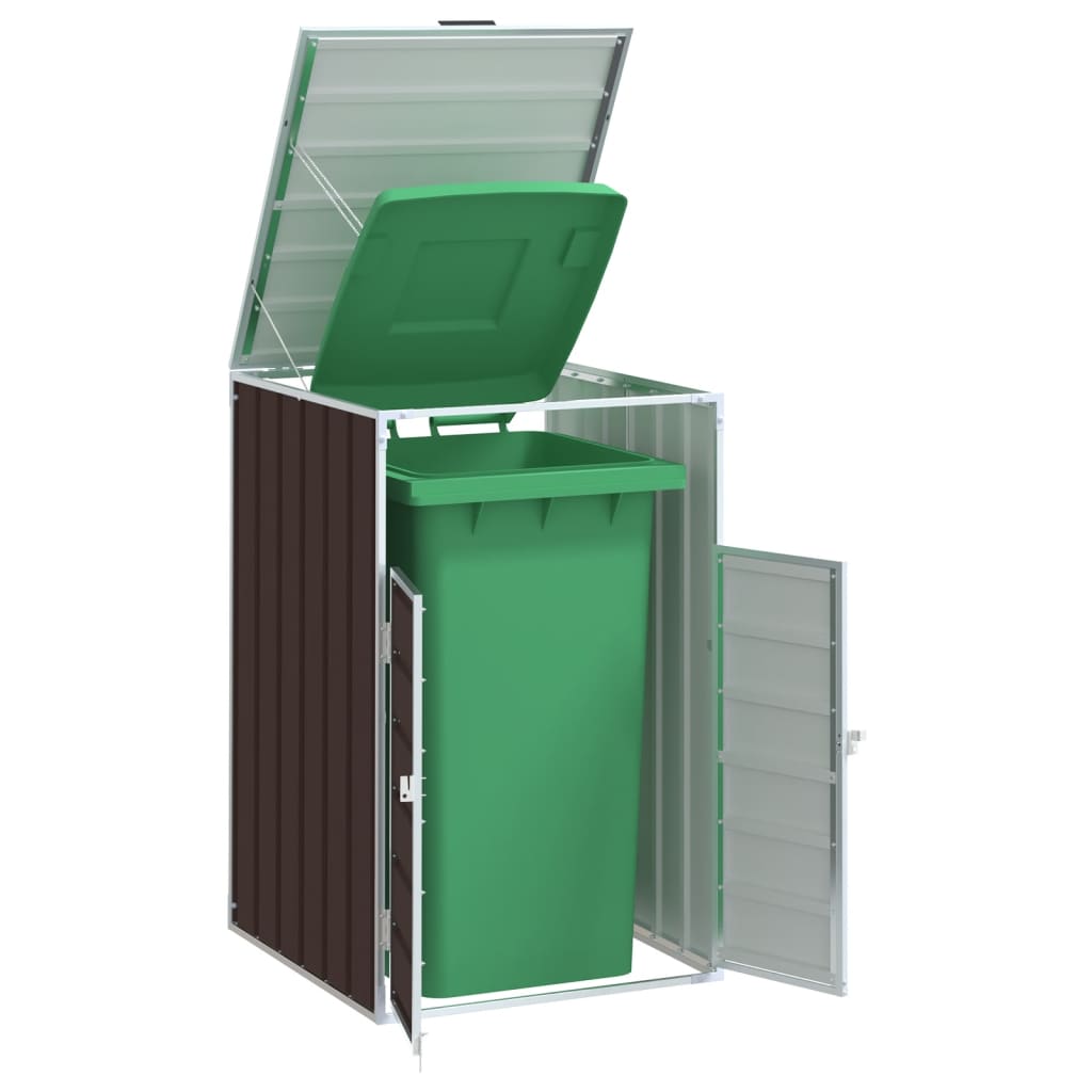 Mülltonnenbox Für 1 Tonne 72X81X115 Cm Stahl